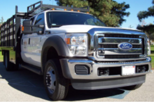 12′ F550 4 x 4 – Crew Cab Stake Bed with Liftgate